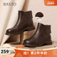 商场同款 百思图2025冬季 新款 休闲靴简约通勤粗跟女短靴S3055DD5