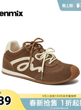 天美意2026春新款双鞋带百搭复古运动休闲潮流女德训鞋KG161AM6