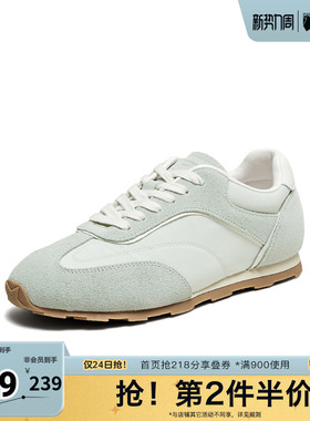 TATA/他她春商场同款阿甘鞋女休闲运动鞋新款GQQ01BM5奥莱