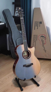 创作者指南针41寸36寸高颜值云杉桃花芯面单吉他民谣指弹弹唱入门