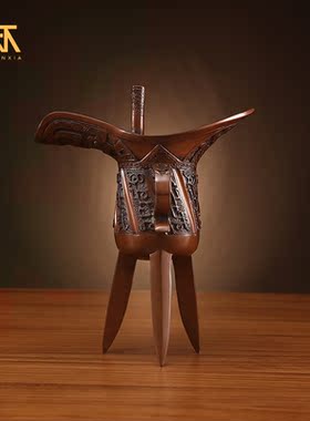 仿古青铜器酒杯造型铜器工艺品