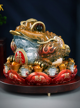 黄铜材质金蟾摆件开业乔迁送礼