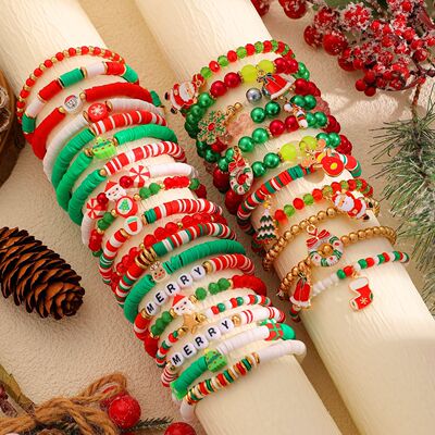 Cross border new European American Christmas Bracelets set