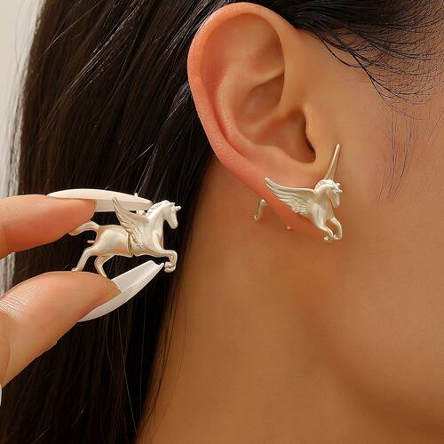 小马耳环Earrings Pony Earring Fashion Horse Earnail women's