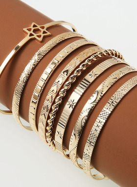 欧美手镯套装 European American Bohemian bracelet 8-piece set