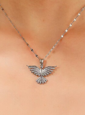 Banquet Wedding Necklace Women's Clavicle Chain with Eagle