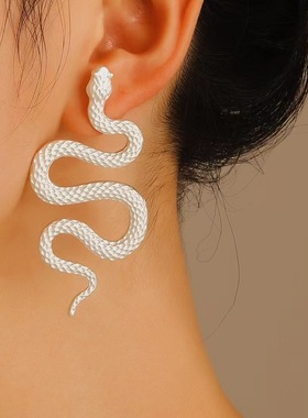 Exaggerated snake earrings catwalk temperament big earrings
