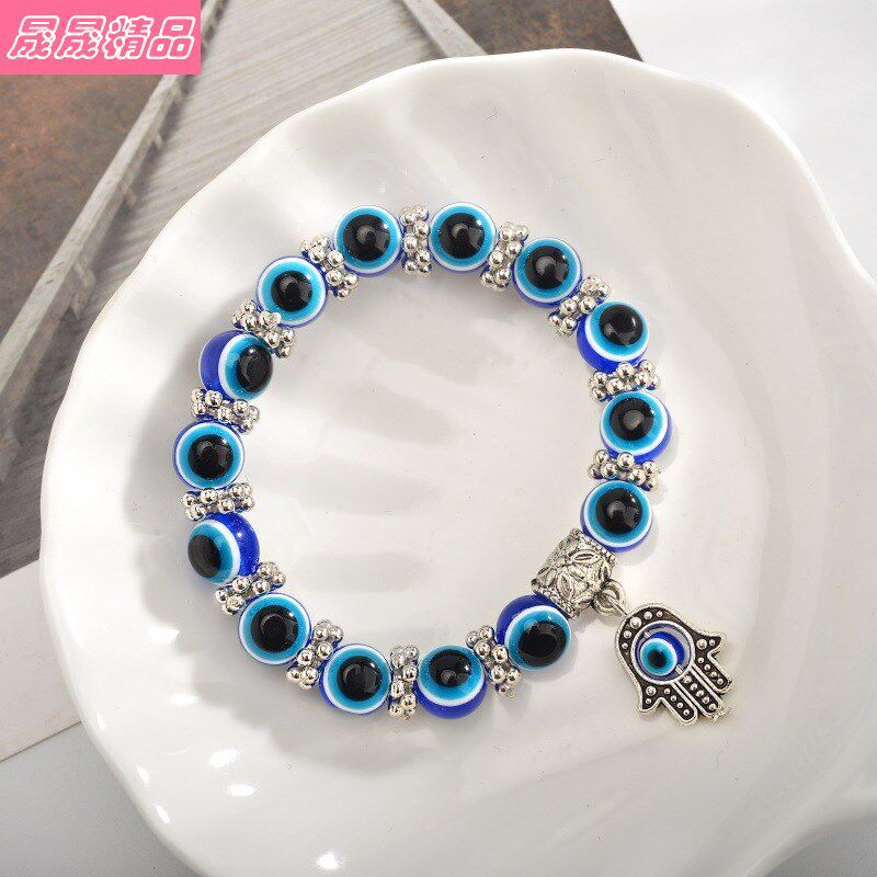 hot sale hand jewelry retro blue eye bead fashion bracelet