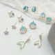 ear cute stud summer New minimalist ocean beach earrings耳钉