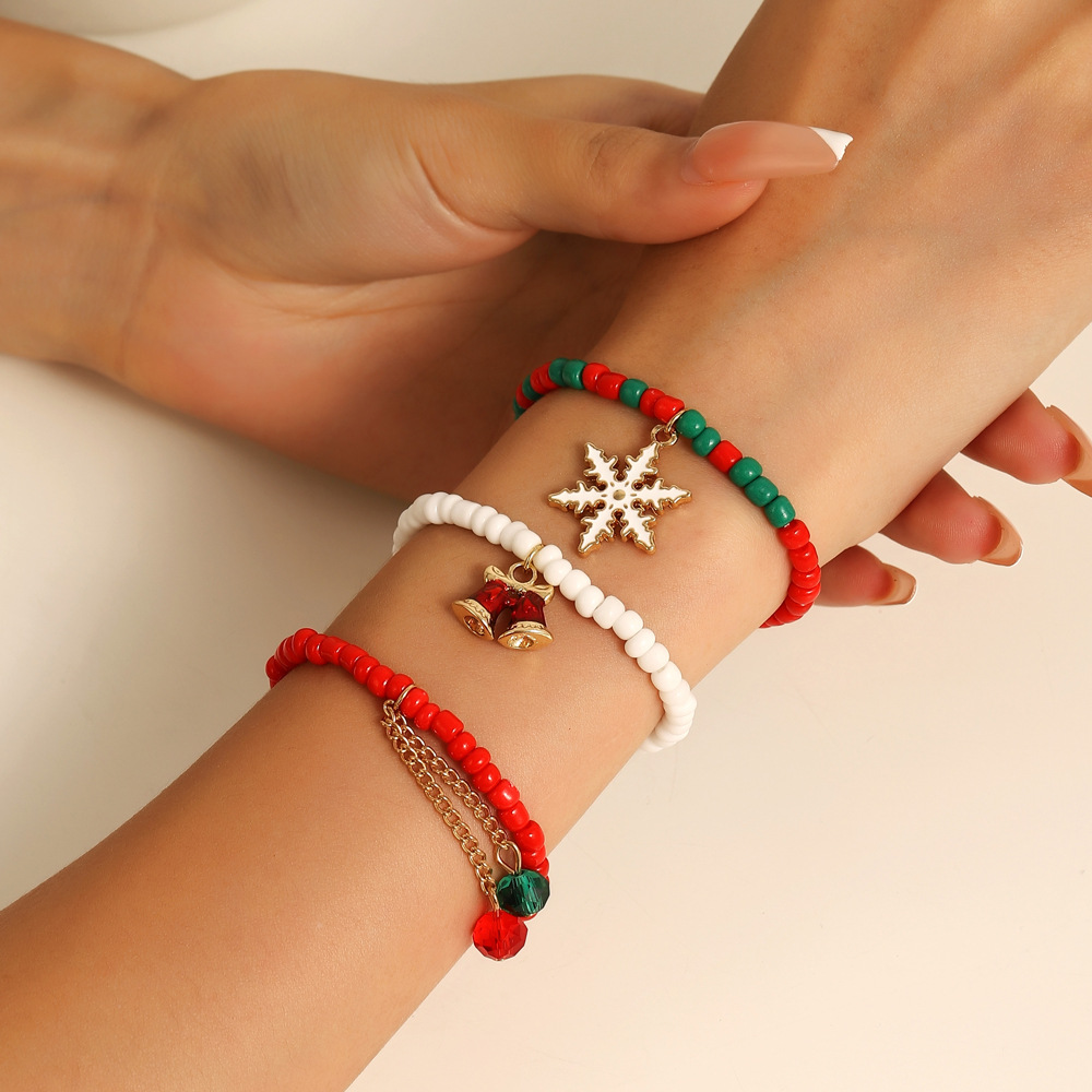Christmas decoration gifts accessories colorful Bracelet手链