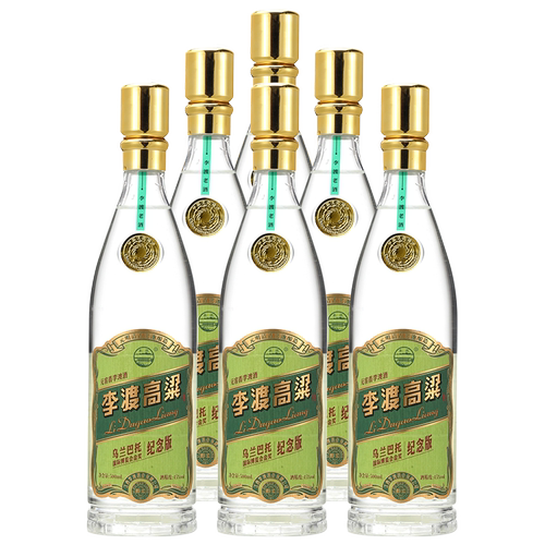 尾货清仓 李渡高粱酒乌兰巴托45度白酒元窖香李渡酒单瓶500ml*6瓶