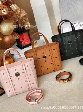 MC小包印花菜篮子托特包购物袋百搭手提包单肩斜挎女包狗牙轻便