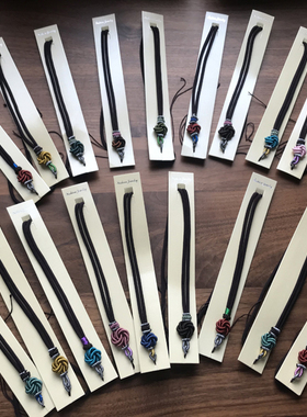 A款1-18号高档纯手工编织项链太阳花毛衣链挂件挂绳子周处的店