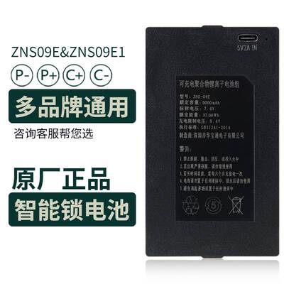 ZNS09E指纹锁电池智能锁电池智能门锁锂电池密码锁电池电子锁电池