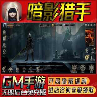 暗影猎手失落的世界手游无限GM后台道具内部折扣礼包免费安卓苹果
