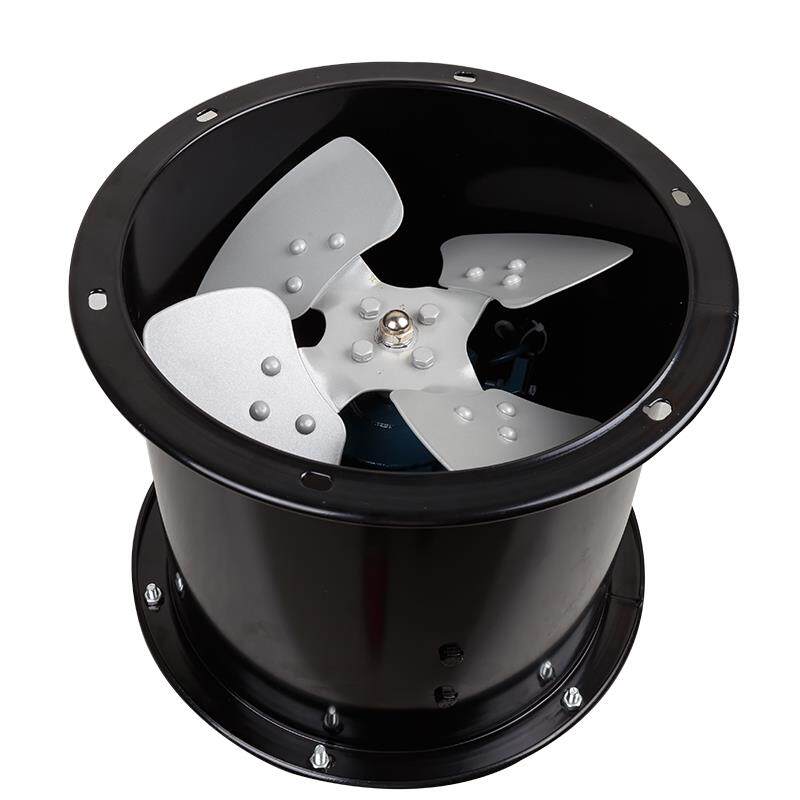 新款管道风机圆筒岗位式轴流商用排气扇220v380v静音强包邮