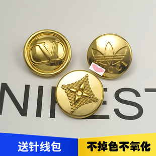 古家华家字母G年轻装饰金属纽扣小香风开衫西服小外套扣子diy