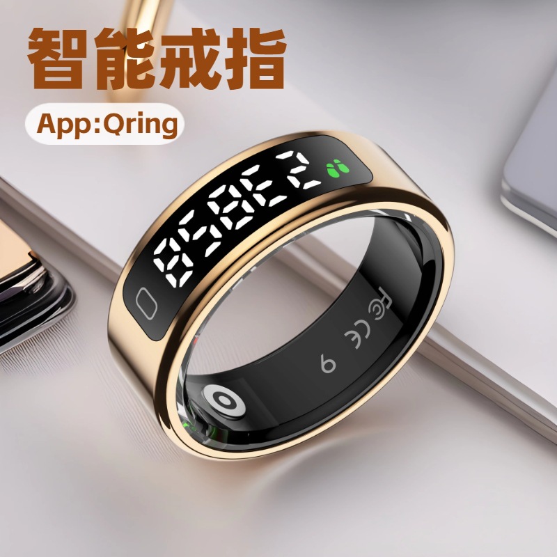 Smart Ring Display Screen Touch Health Manager Man Women智能