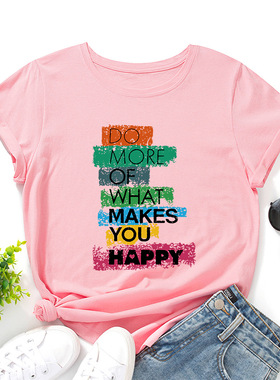 women tshirts cute print ladies t-shirt tee tops 创意字母