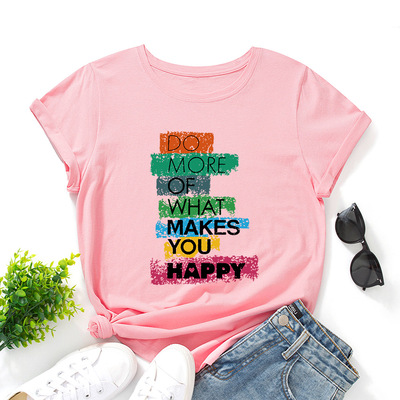 women tshirts cute print ladies t-shirt tee tops 创意字母