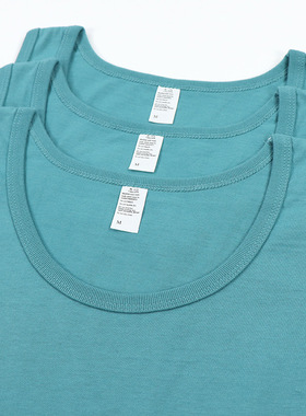 Ladies Basic T-shirt Heavy t shirt Man230g重磅湖蓝色薄荷