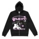 Girl Sweatshirt Zipper Men Anime Hooded Hoodie Outwear Teens