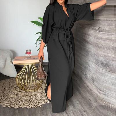 women dress ladies fashion dresses2026新款 ins休闲时尚立领