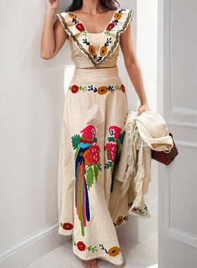 women dress ladies fashion dresses2026新款气质优雅简约款方领