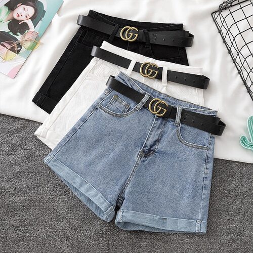 american style denim pants wide leg jeans trousers浅色百搭高