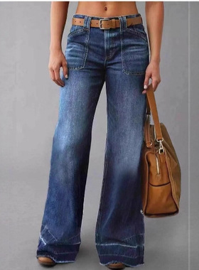 jeans for women plus-size female denim trousers womans pants