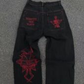 Pants Baggy Y2K American Jeans 2026 Leg Overszied Wide Women