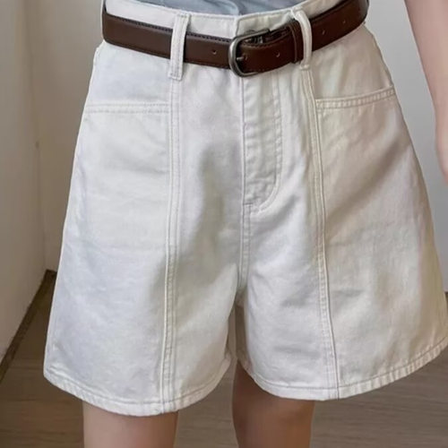 y2k jeans white Jorts denims pants american trousers大码美式