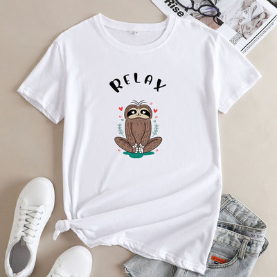 women's t-shirt fashion summer o-neck harajuku top tee