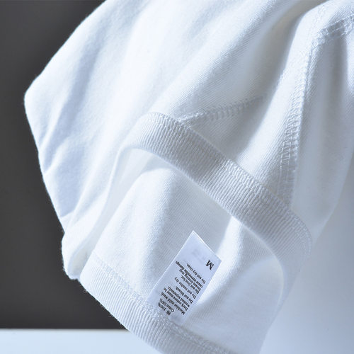 Heavy Cotton Weight Loose Men T-shirt Short Sleeve High