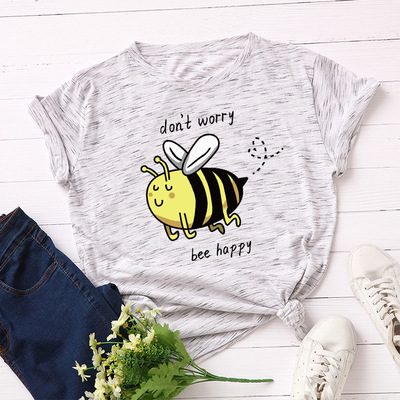 summer women t-shirts comfortable all-match multicolor