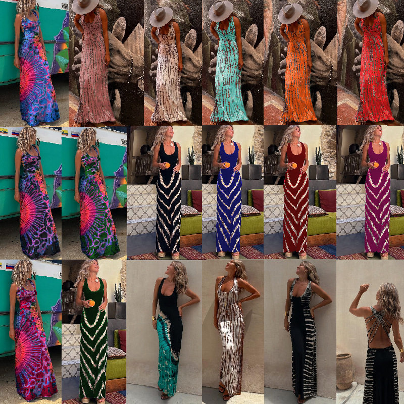 summer dress women casual elegant lady vestidos新款欧美性感图片