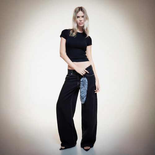 fashion women jeans sexy low rise denim pants欧美中高腰通勤