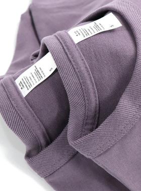Men Plain Tshirt Women Basic T-shirt300g重磅碳素磨毛黑布林