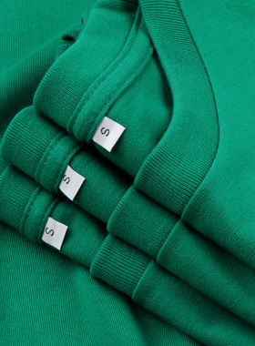 solid color tee oversized cotton heavy t-shirt230g重磅短袖