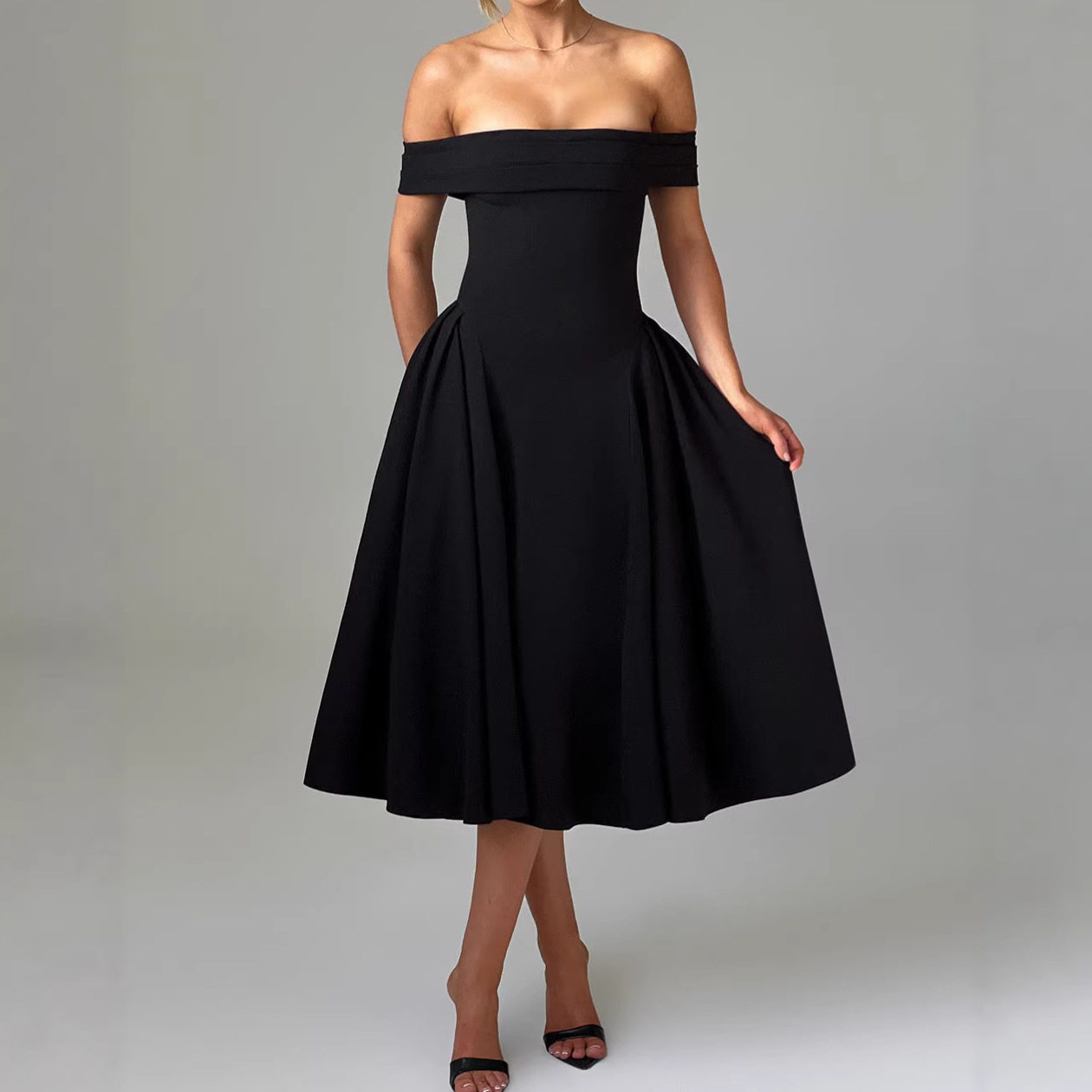new dress women elegant ladies vestidos出口2026欧美时尚性感