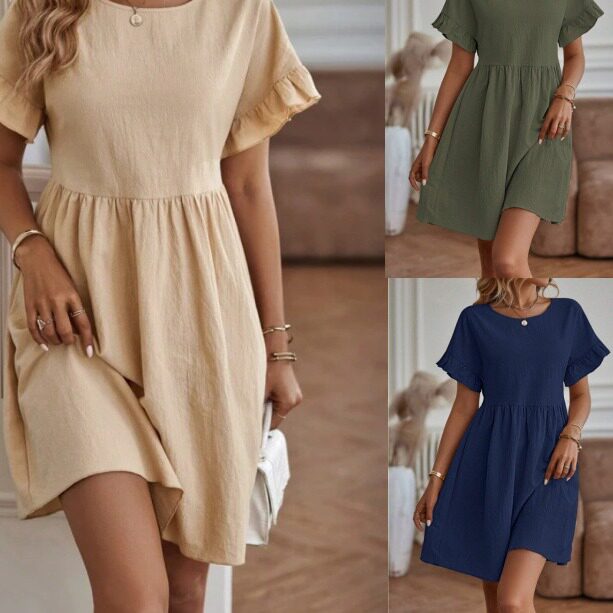 summer dress women casual elegant lady vestidos 2026欧美新款图片