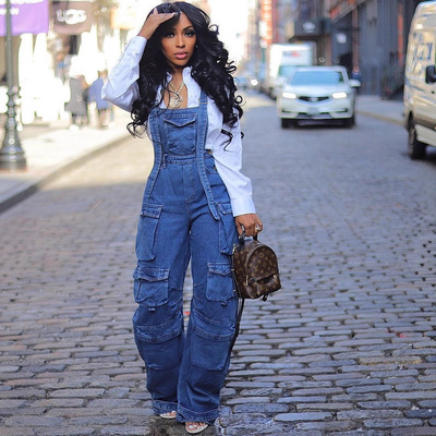 y2k jeans streetwear denims pants fashion trousers街头现代