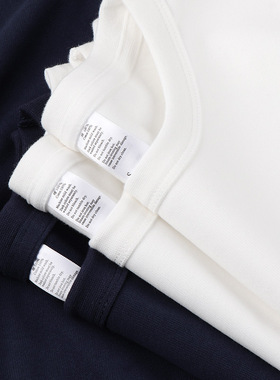 Cotton TShirt Long Sleeve Pullover Tops300g重磅磨毛深蓝藏青