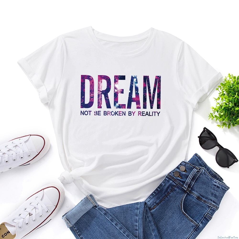 S-5XL Women Cotton Tshirt Ladies Tops Plus Size 纯棉宽松短袖 女装/女士精品 T恤 原图主图