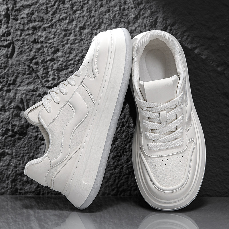 2026新款简约小白鞋男士轻质舒适休闲鞋百搭流行男鞋透气松糕板鞋,流行男鞋,休闲板鞋,淘宝优惠券,粉丝福利购,淘宝优惠卷