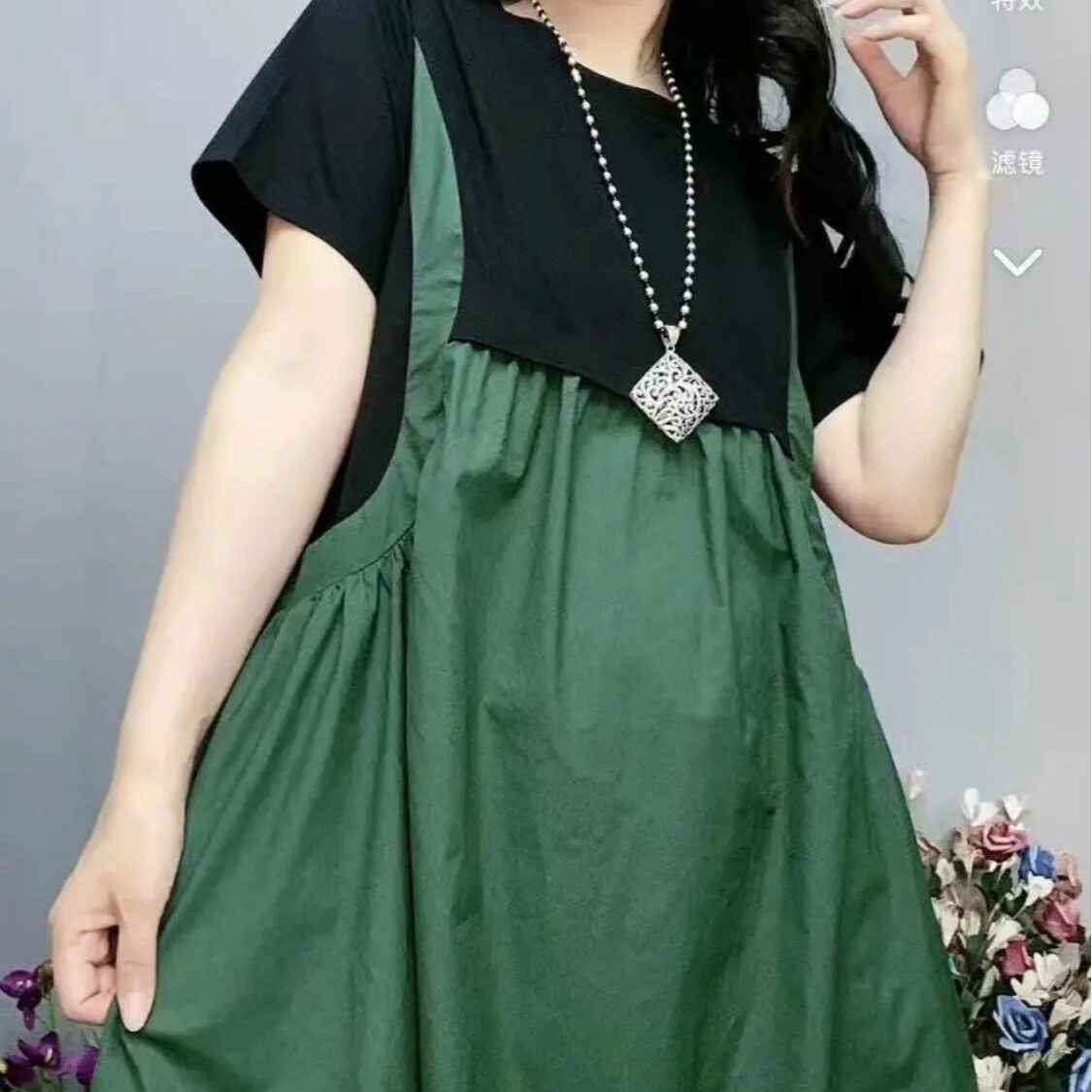夏季2025新款欧版遮肉显瘦减龄吊带背带裙子休闲两件套连衣裙女