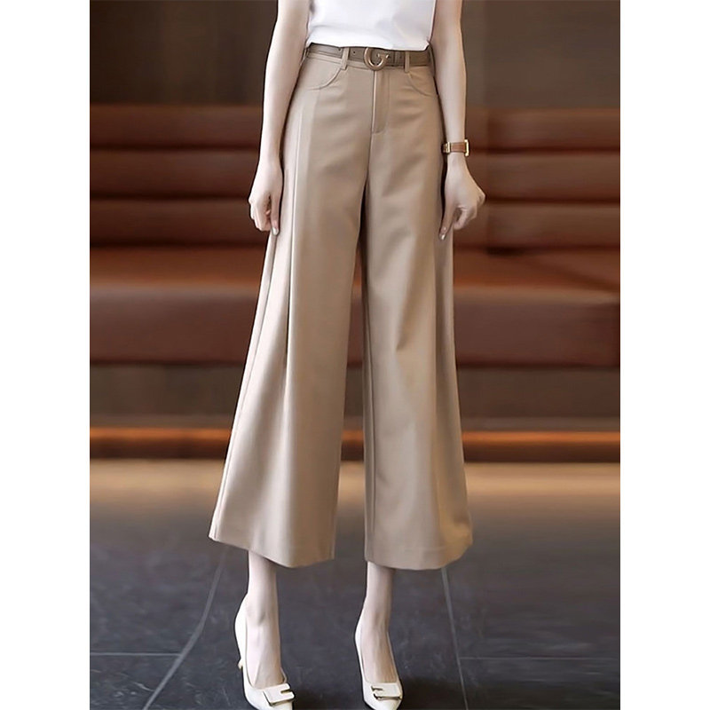 九分阔腿女2025夏季新款白色宽松甩裤小个子休闲女裤,女装/女士精品,休闲裤,淘宝优惠券,粉丝福利购,淘宝优惠卷