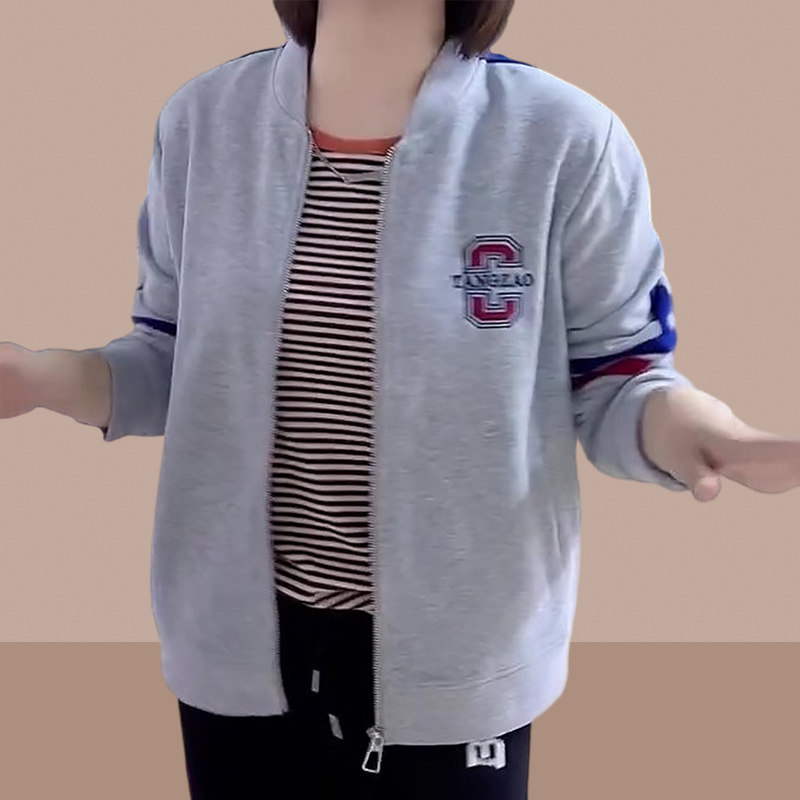 2025春秋季新款女士短棒球服小个子爆款中年妈妈洋气