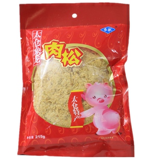太仓特产象龙肉松215g零嘴休闲小吃佐餐辅食早餐营养食品大部包邮