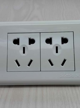 深思开关插座 F6 白色 套装 墙壁开关 电源 开关插座  118系列